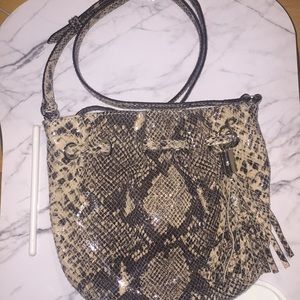 Authentic Faux Snake Skin Michael Kors Cross Body